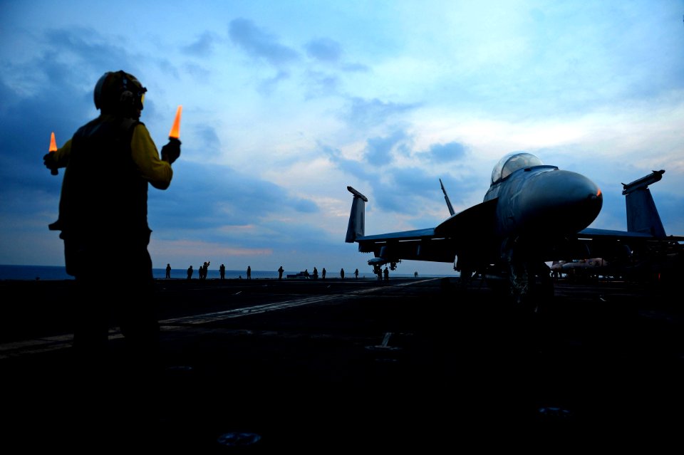 USS John C. Stennis conducts flight operations. (8635974260)