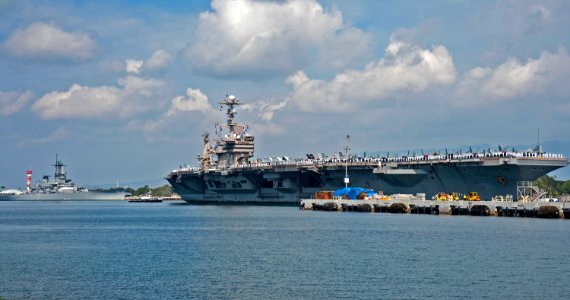 USS John C. Stennis returns to Pearl Harbor 130421-N-WF272-002