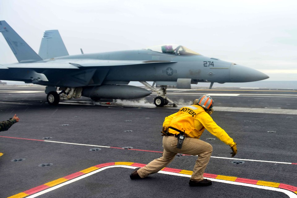 USS John C. Stennis operations 150129-N-IK337-099