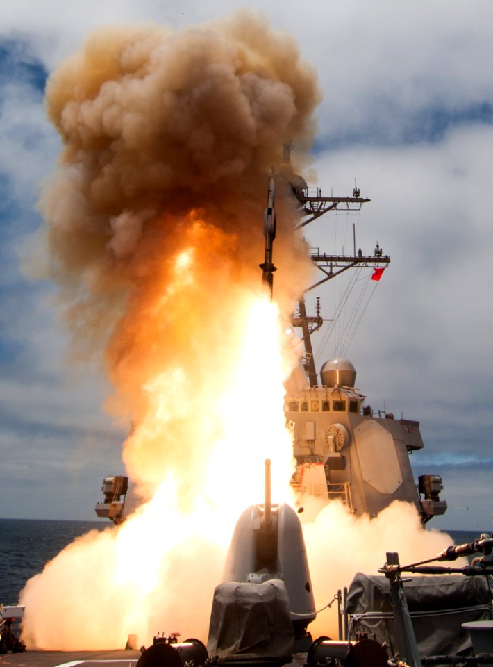 USS John Paul Jones (DDG-53) launches RIM-174 in June 2014