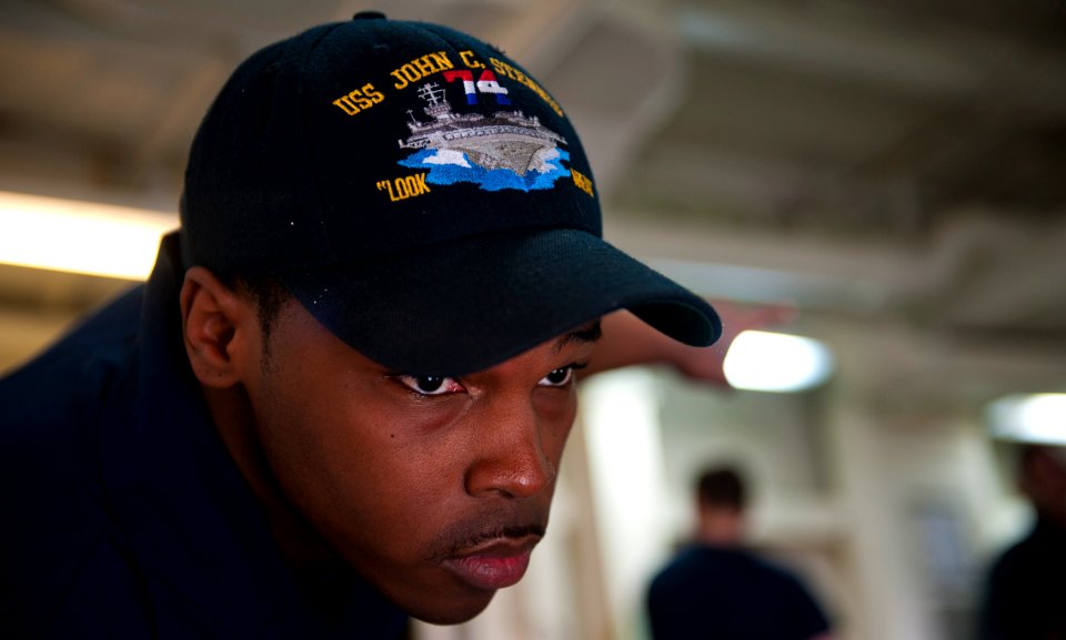 USS John C. Stennis sailors at work 120723-N-OY799-045