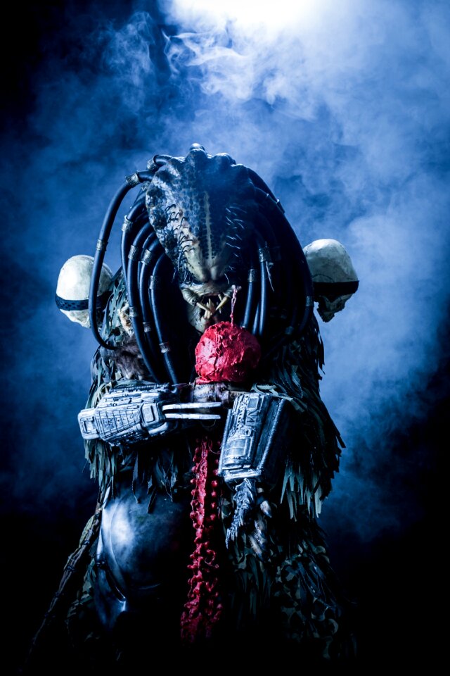Dark monster blue smoke