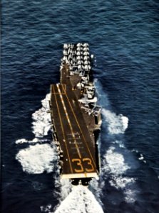 USS Kearsarge (CVA-33) at sea c1957
