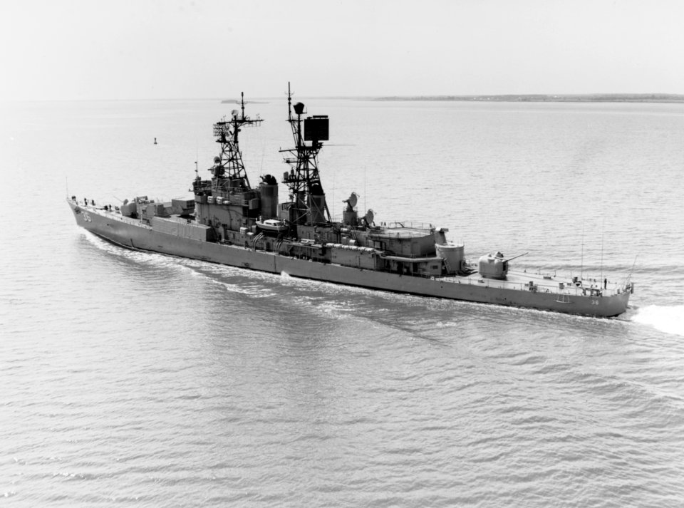 USS John S. McCain (DDG-36) in the Delaware River on 30 September 1969