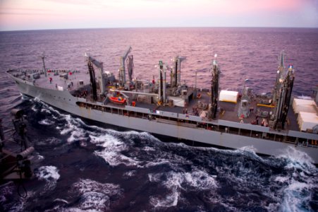USS Kanawha alongside USS Harry S. Truman. (8448064458)
