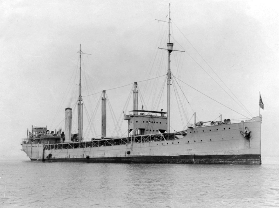 USS Kanawha (AO-1) in the early 1920s