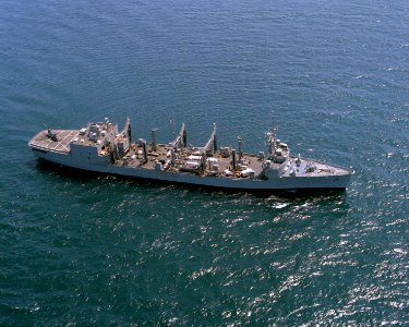 USS Kansas City (AOR-3) underway on 28 March 1993 (6484073) photo