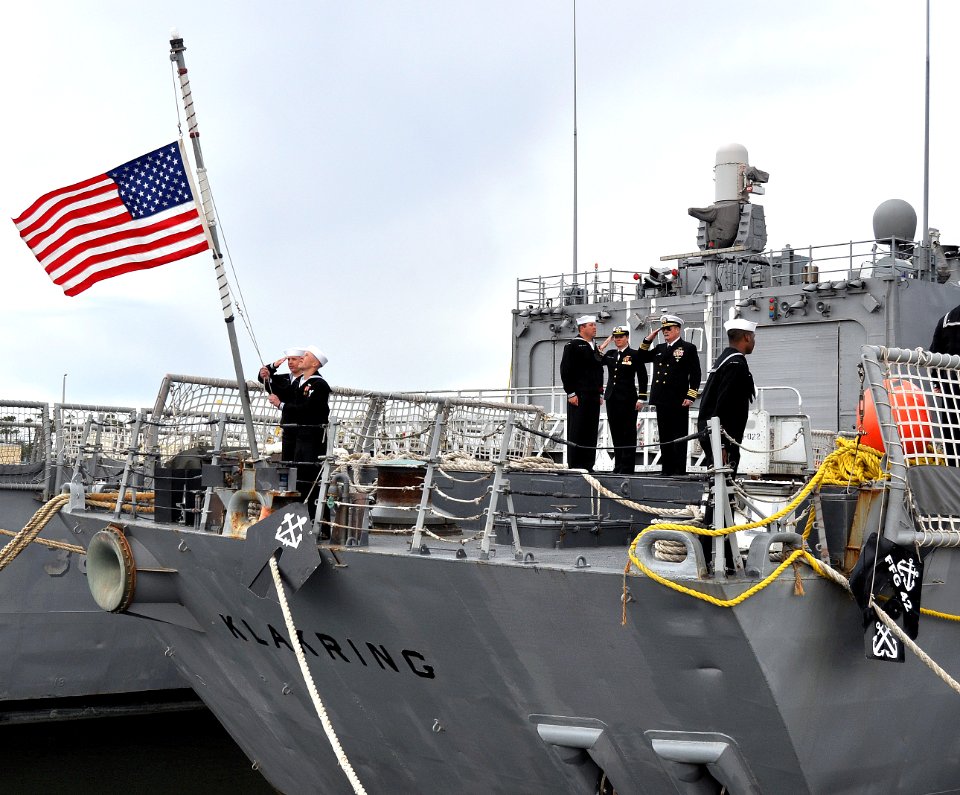 USS Klakring decommissioned 130322-N-WA189-070