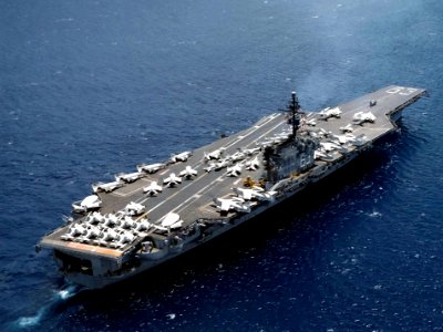 USS Kitty Hawk (CVA-63) underway in June 1962