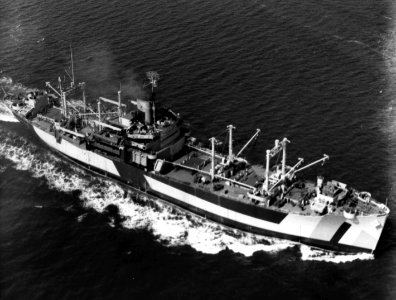 USS Knox (APA-46) underway on 9 March 1944 (80-G-221230)