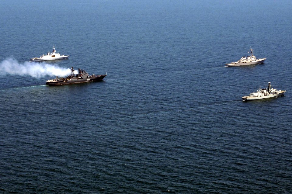 USS Laboon. HMS Portland. FS La Fayette. RFS Admiral Chabanenko