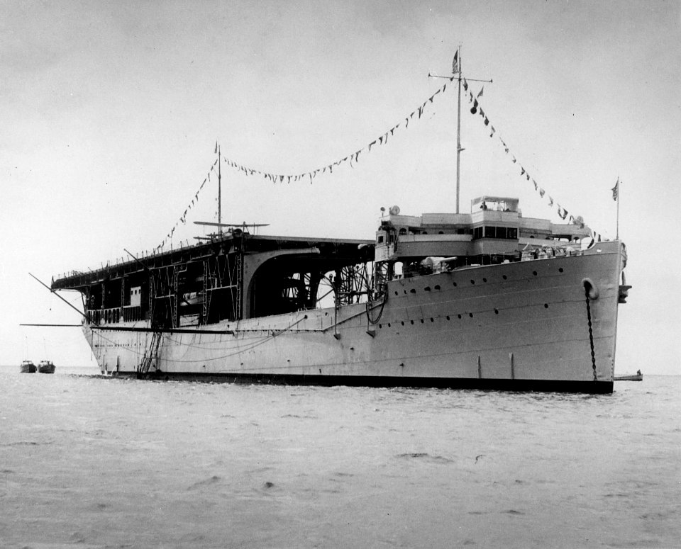 USS Langley (AV-3) at French Frigate Shoals 1937