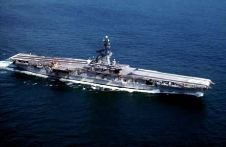 USS Lexington (CVS-16) underway in the 1960s
