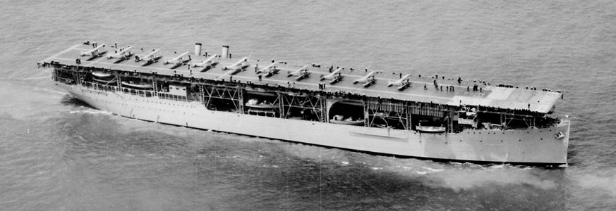 USS Langley (CV-1) underway in June 1927 (520809) (cropped)