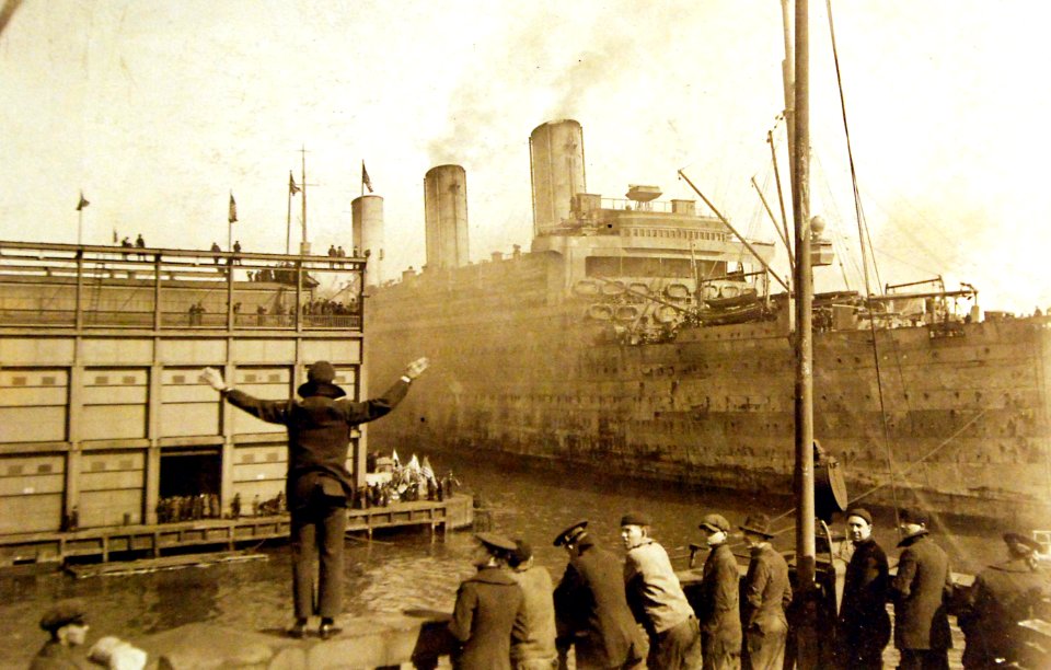 USS Leviathan at New York City, New York, March 6, 1919 (27422031824)