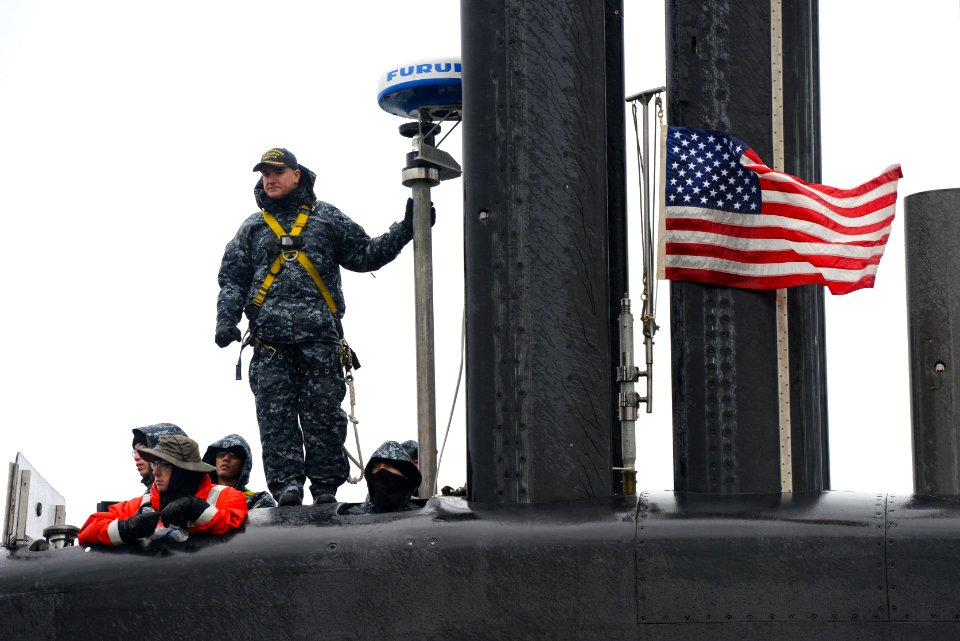 USS Louisiana returns to Naval Base Kitsap-Bangor. (16063778316)