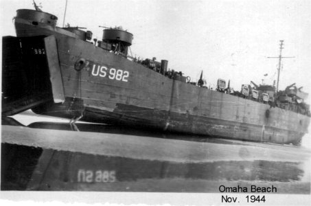USS LST-982 Omaha Beach November 1944