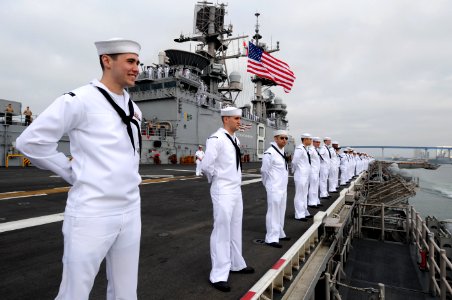 USS Makin Island returns to San Diego 120622-N-KD852-059 photo