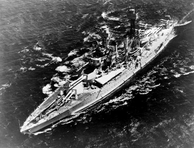 USS Maryland (BB-46) underway in 1935