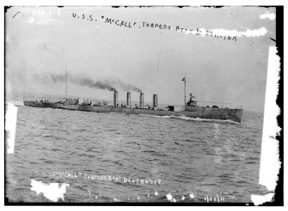 USS McCall, torpedo boat destroyer LCCN2014688949