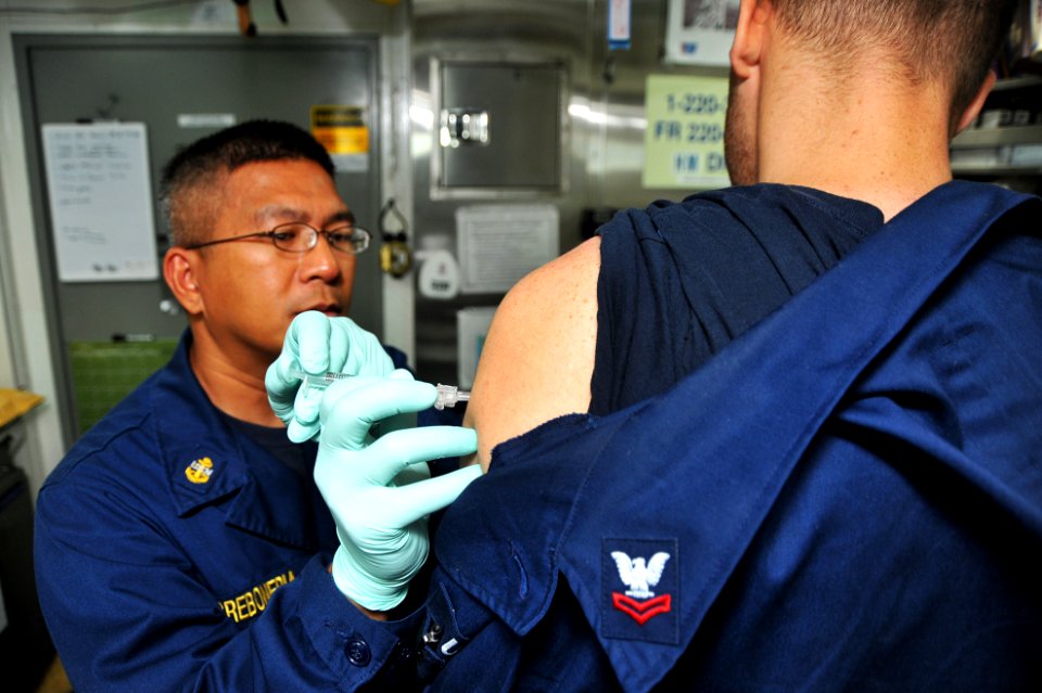 USS McCampbell sailors at work 120827-N-TG831-058