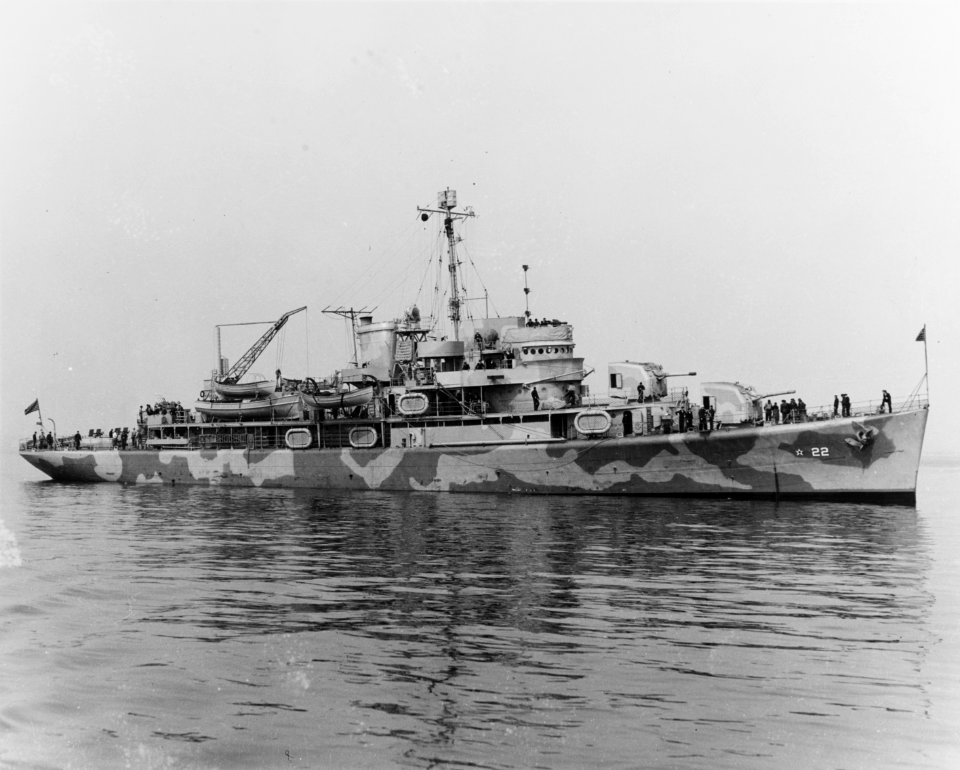 USS Matagorda (AVP-22) in 1942 - 19-N-28802