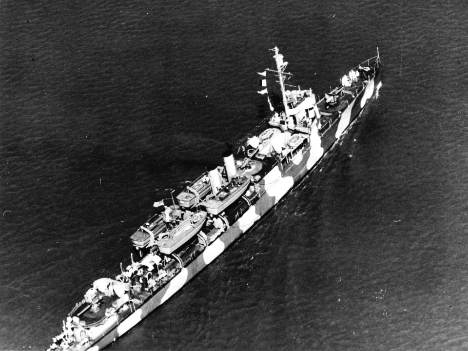 USS McKean (APD-5) underway in early 1942