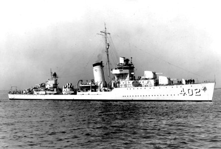 USS Mayrant (DD-402) underway in November 1939