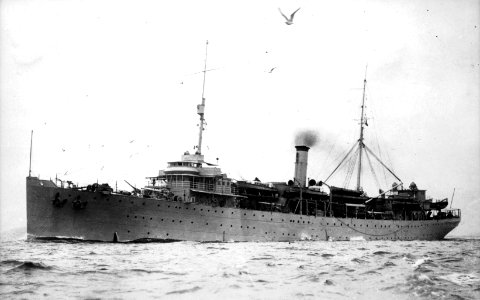 USS Melville (AD-2) underway in 1929