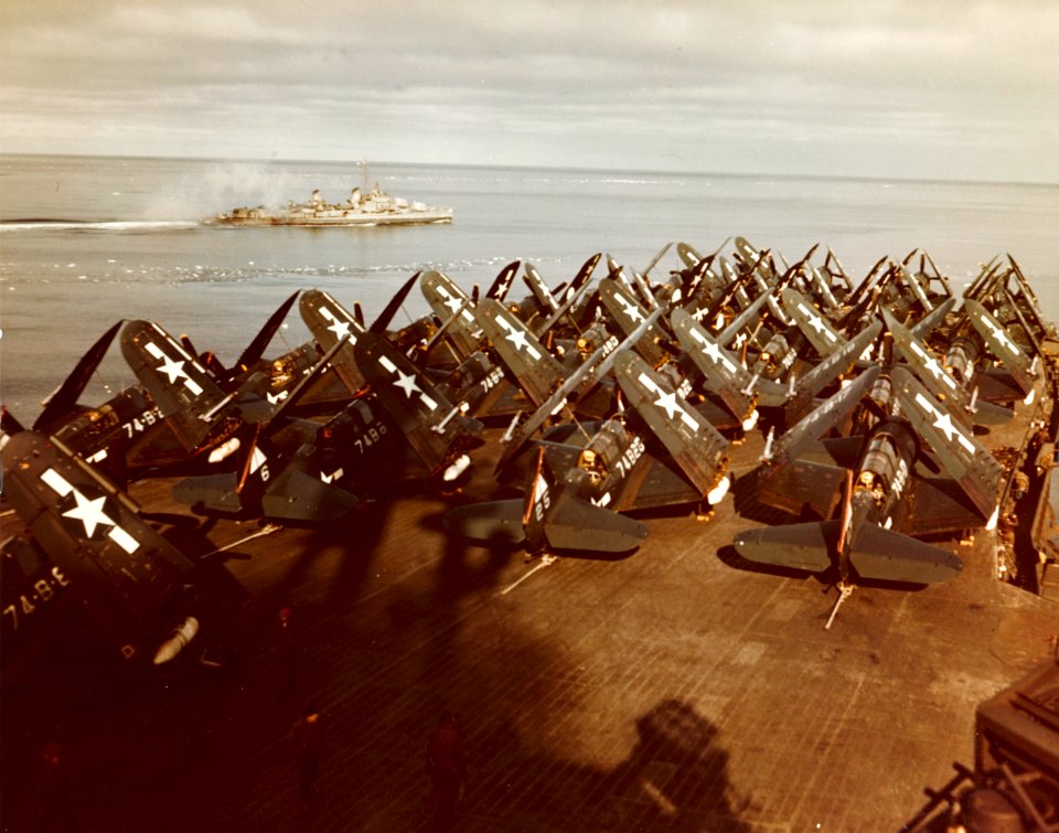 USS Midway (CVB-41) during Operation Frostbite, March 1946