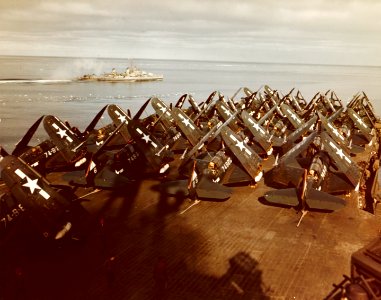 USS Midway (CVB-41) during Operation Frostbite, March 1946