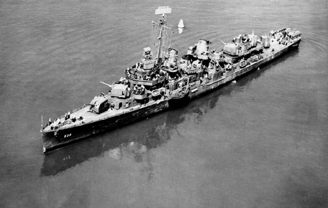 USS Miller (DD-535) in San Francisco Bay, California (USA), on 21 September 1943 (NH 98521) photo