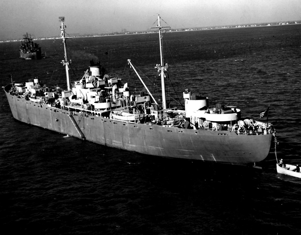 USS Mindanao (ARG-3) 23 November 1943 Hampton Roads Virginia
