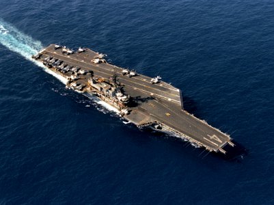 USS Midway (CV-41) off Okinawa in 1983