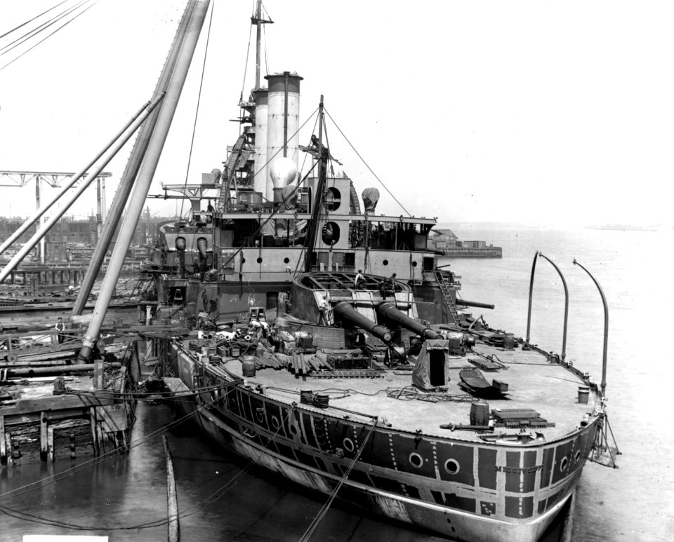USS Mississippi BB-23 construction