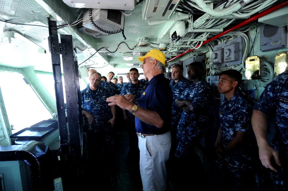 USS Midway Museum CPO Legacy Academy 120827-N-KD852-179