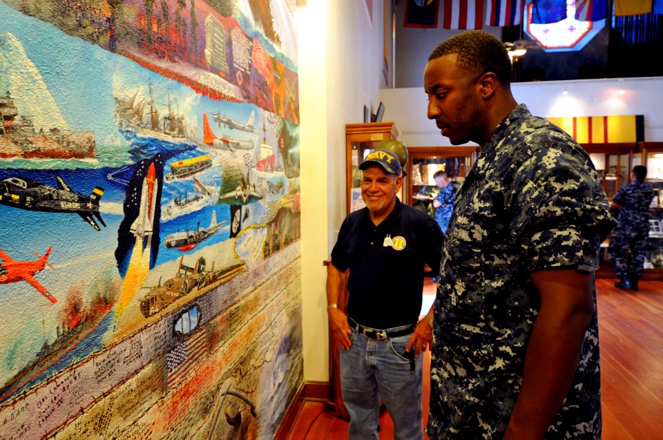 USS Midway Museum CPO Legacy Academy 120828-N-KD852-074