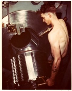 USS Missouri (BB-63) Fire Controlman First Class E.M. Smith photo