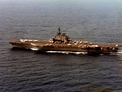 USS Midway (CVA-41) underway c1972