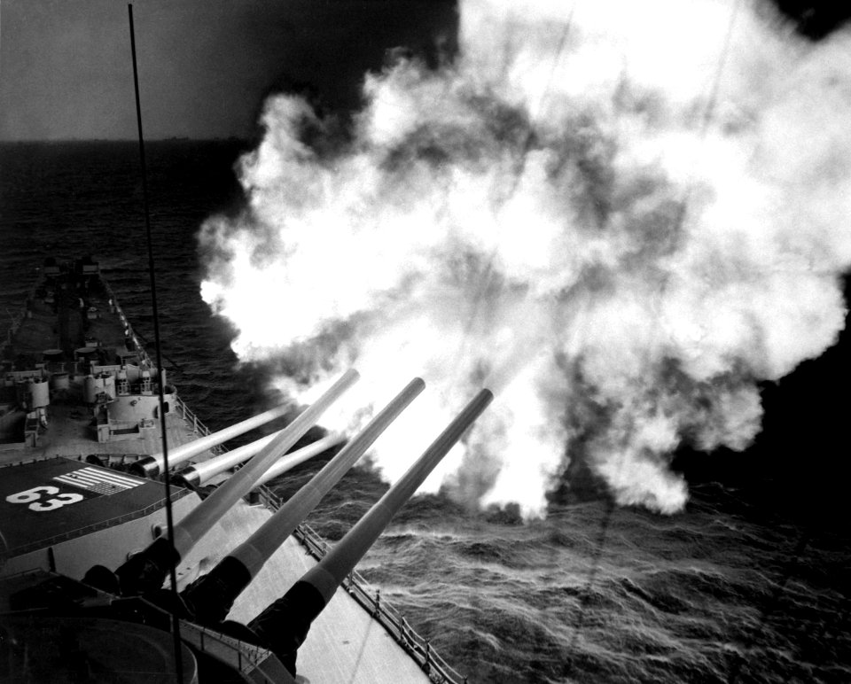 USS Missouri at Hungman