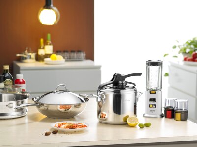 Cooking kitchenware stainless steel photo