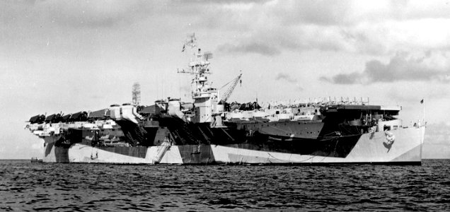 USS Monterey (CVL-26) at Eniwetok on 6 September 1944