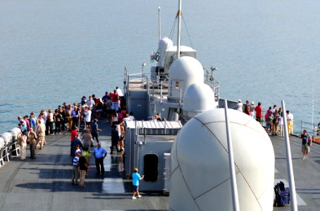 USS Mount Whitney tiger cruise 130805-N-PE825-030