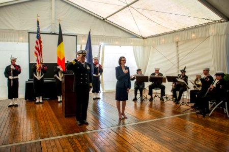 USS Mount Whitney participates in Belgian Navy Days 140705-N-EZ054-045