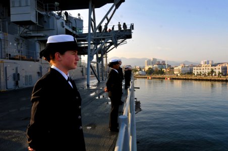 USS Mount Whitney arrives in Batumi, Georgia 141014-N-VY489-019
