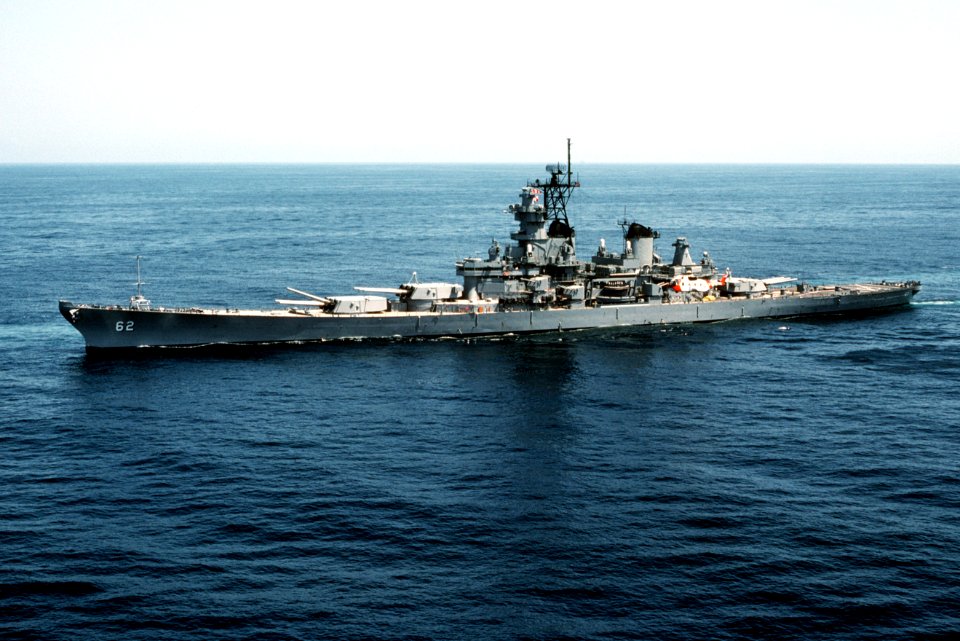 USS New Jersey (BB-62) underway in 1983