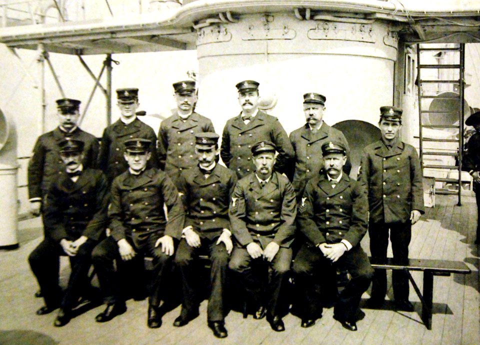 USS New Orleans, later CL-22, sailors while at Asiatic Station, 1902 (26217701712)