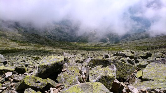 Slovakia hike clouds