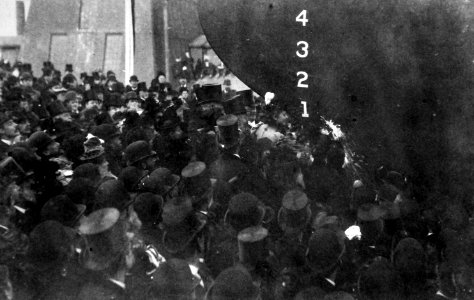 USS New York (BB-34) christened October 30, 1912, at the Brooklyn Navy Yard (25378376250)