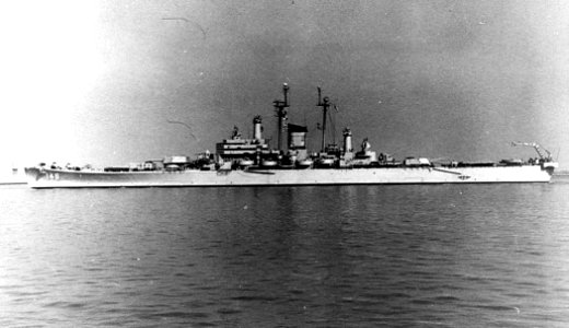 USS Newport News (CA-148) Port side view
